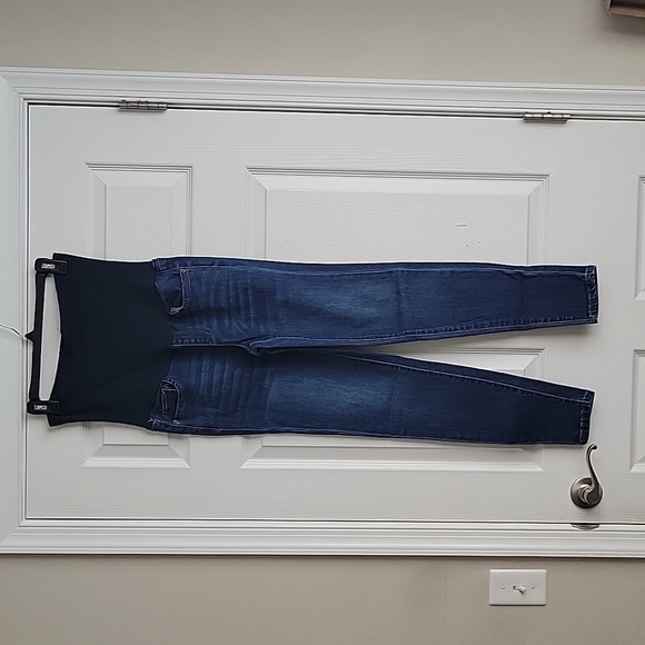 Indigo Poppy Maternity Jeans - Picture 1 of 12
